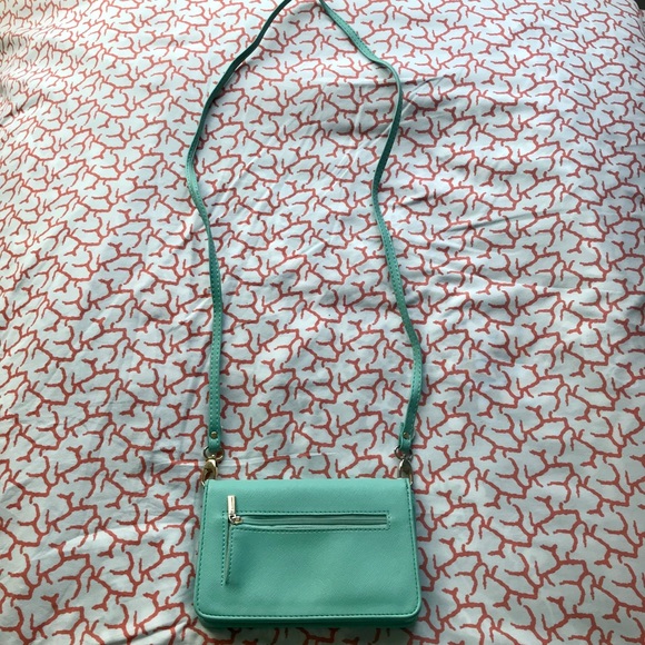 Aqua crossbody purse - Picture 2 of 5